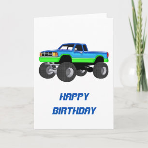 Marvellous Monster Truck Card
