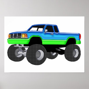 Marvellous Monster Truck Poster