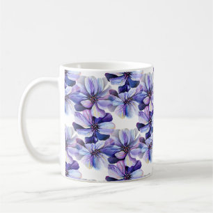 Marvellous Seamless Pattern of Lilac Perennials Coffee Mug