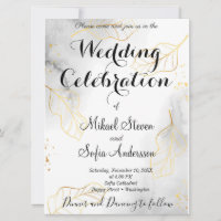 Marvellous Shinning Gold Leaves Marble Effect
