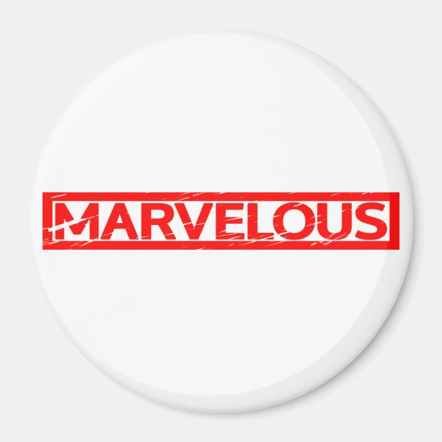 Marvellous Stamp Magnet (Front)