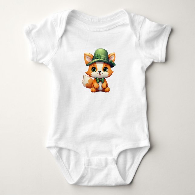 Marvelous Little Fox Baby Bodysuit (Front)