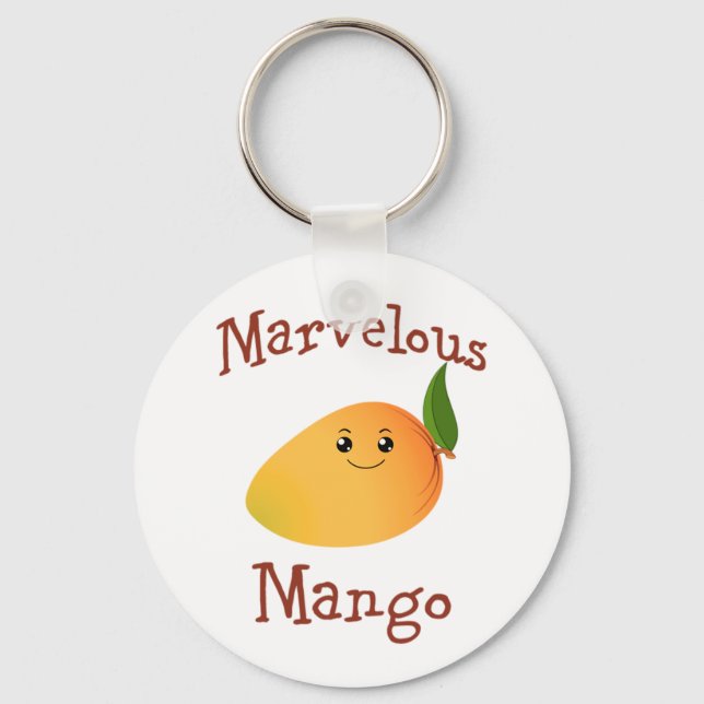 Marvelous Mango Key Ring (Front)