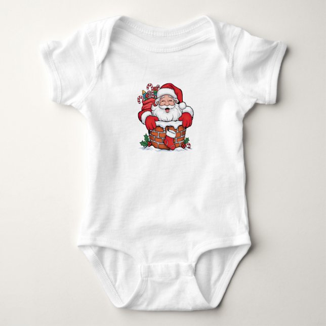 Marvelous Santa Baby Bodysuit (Front)
