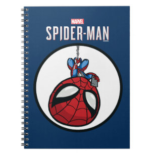 Marvel's Spider-Man   Cartoon Spidey Upside Down Notebook