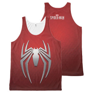 Marvel's Spider-Man | Metal Spider Emblem All-Over Print Singlet