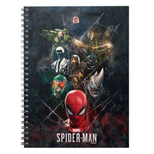 Marvel's Spider-Man   Villain Collage Notebook