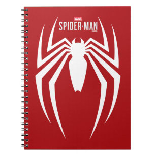 Marvel's Spider-Man   White Spider Emblem Notebook