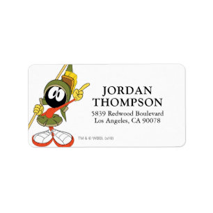 MARVIN MARTIAN™ Winter Cabin Label