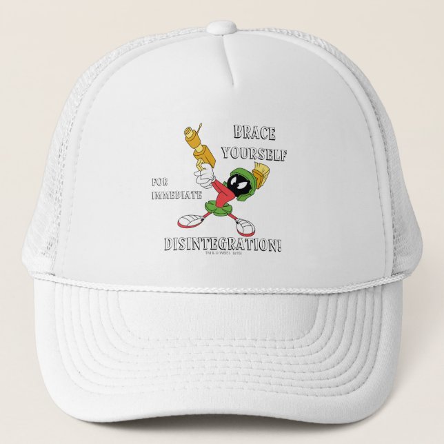 MARVIN THE MARTIAN™ Aiming Laser Trucker Hat (Front)