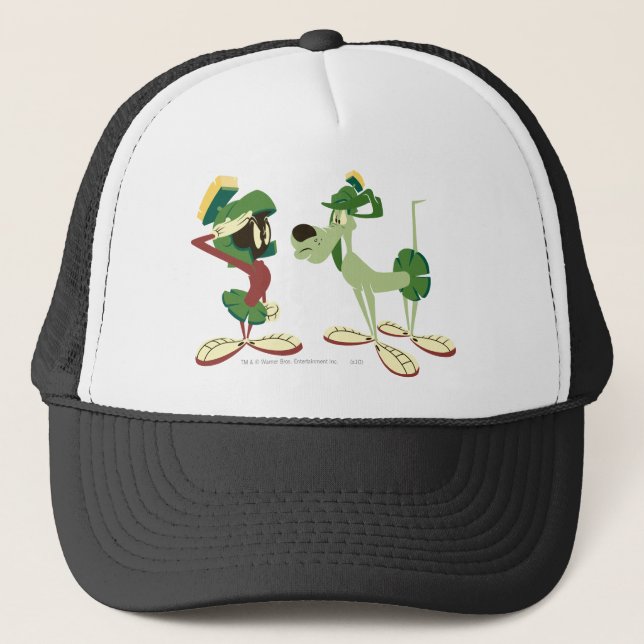 MARVIN THE MARTIAN™ and K-9 Trucker Hat (Front)