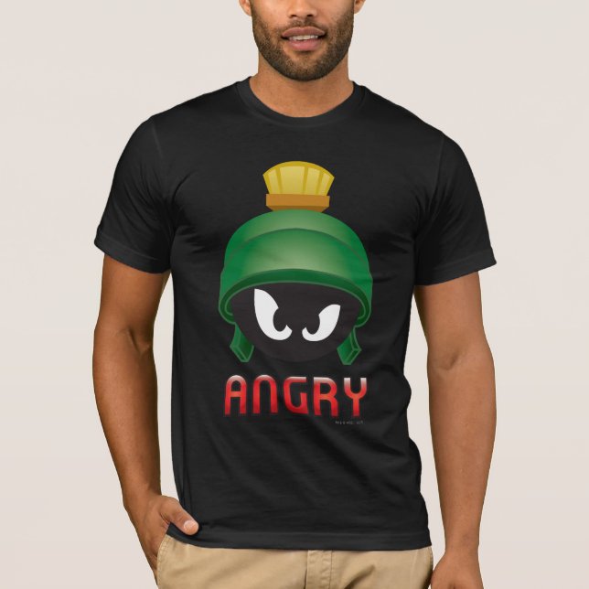 MARVIN THE MARTIAN™ Angry Emoji T-Shirt (Front)