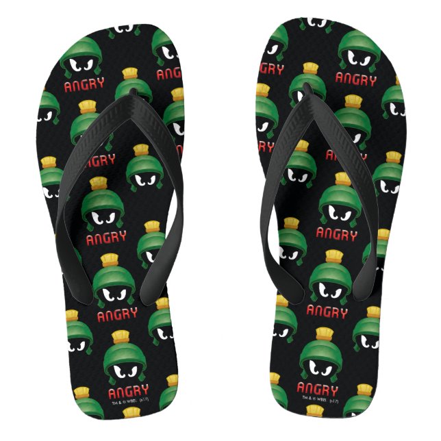 MARVIN THE MARTIAN™ Angry Emoji Thongs (Footbed)