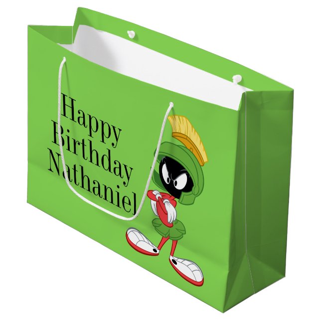 MARVIN THE MARTIAN™ | Arms Crossed Large Gift Bag (Front Angled)