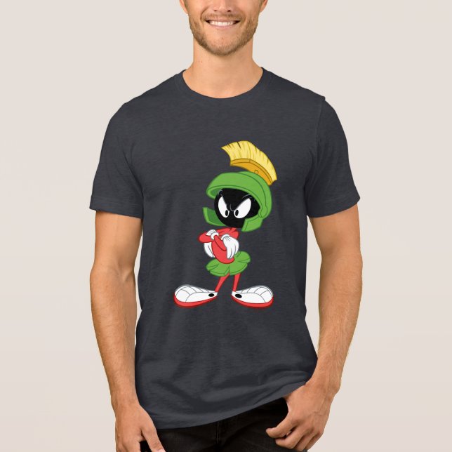 MARVIN THE MARTIAN™ | Arms Crossed Tri-Blend Shirt (Front)