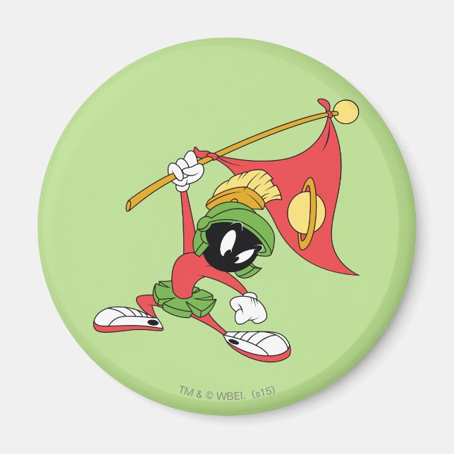 MARVIN THE MARTIAN™ Claiming Planet Magnet (Front)