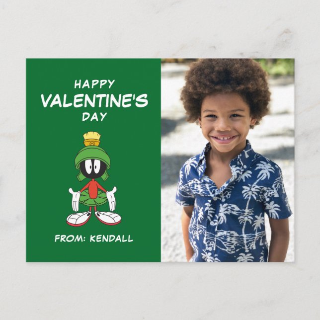 MARVIN THE MARTIAN™ Confused | Valentine's Day Postcard (Front)