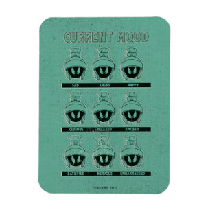 MARVIN THE MARTIAN™ Current Mood Chart Magnet