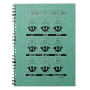 MARVIN THE MARTIAN™ Current Mood Chart Notebook