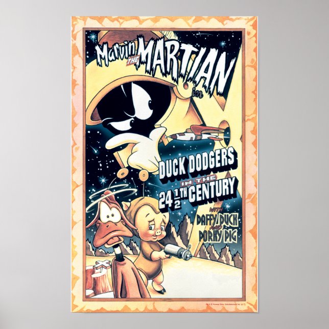 MARVIN THE MARTIAN™, DAFFY DUCK™ and Porky Pig Poster (Front)