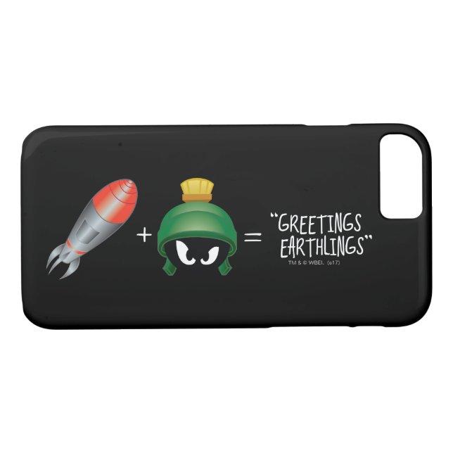 MARVIN THE MARTIAN™ Emoji Equation Case-Mate iPhone Case (Back (Horizontal))