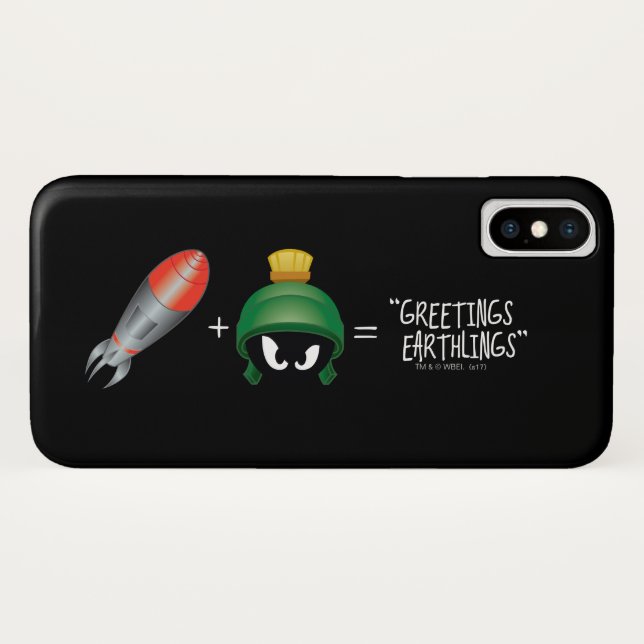 MARVIN THE MARTIAN™ Emoji Equation Case-Mate iPhone Case (Back (Horizontal))