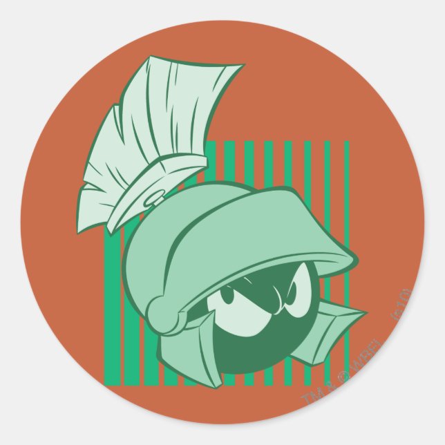 MARVIN THE MARTIAN™ Expressive 23 Classic Round Sticker (Front)