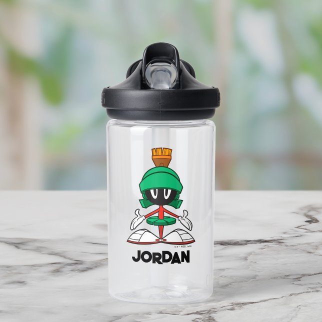 MARVIN THE MARTIAN™ Front   | Add Your Name Water Bottle (Creator Uploaded)