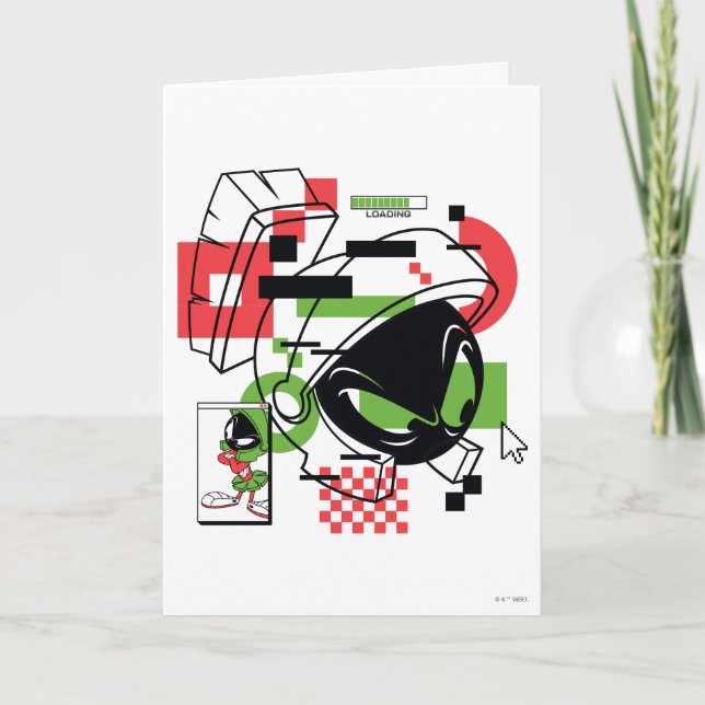 MARVIN THE MARTIAN™ Glitch Card (Front)