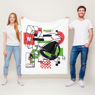MARVIN THE MARTIAN™ Glitch Fleece Blanket