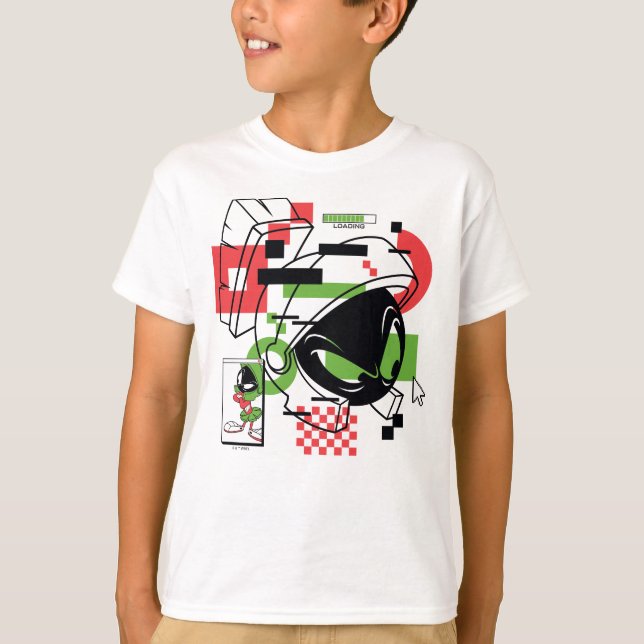 MARVIN THE MARTIAN™ Glitch T-Shirt (Front)