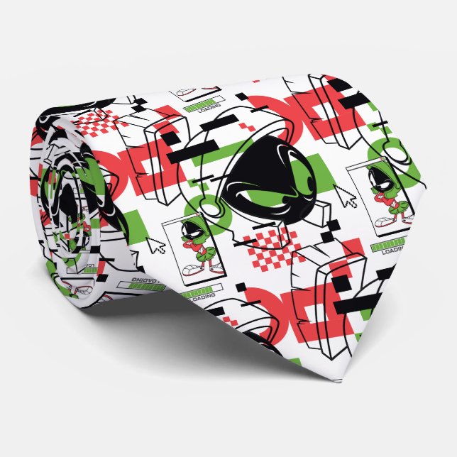 MARVIN THE MARTIAN™ Glitch Tie (Rolled)