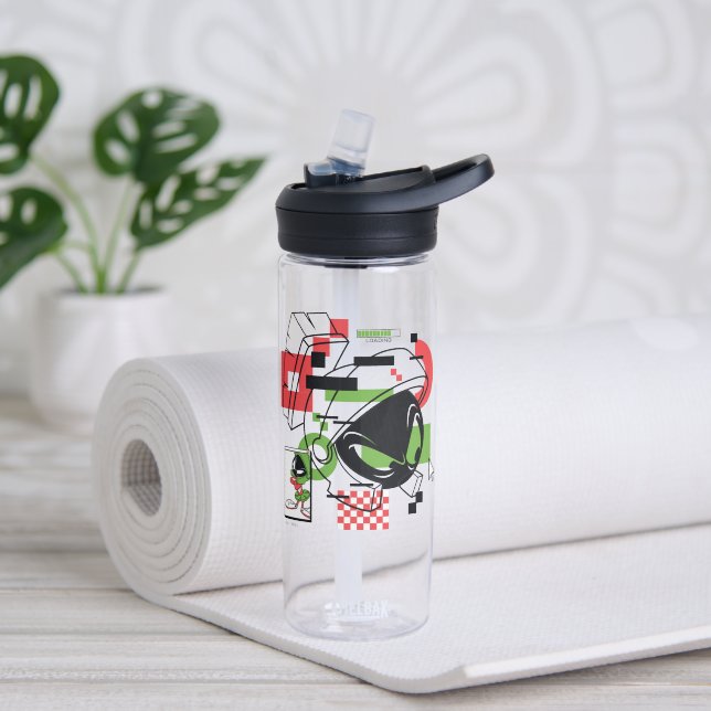 MARVIN THE MARTIAN™ Glitch Water Bottle (Yoga)
