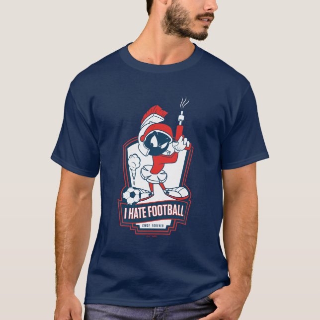 MARVIN THE MARTIAN™ "I Hate Football" Graphic T-Shirt (Front)