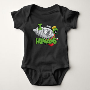 MARVIN THE MARTIAN™ I Laser Humans Baby Bodysuit
