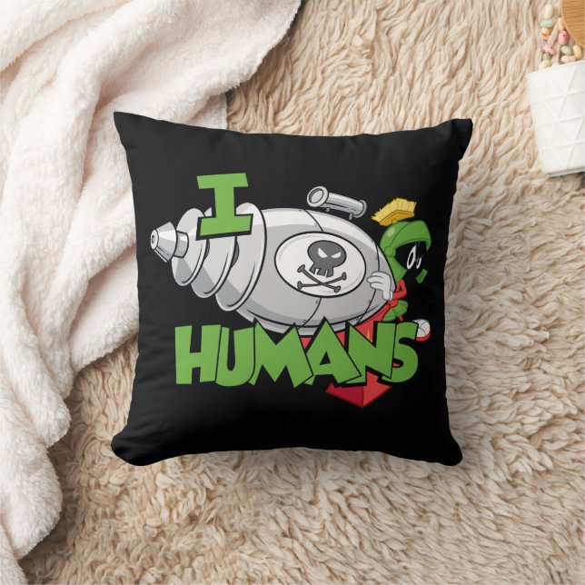 MARVIN THE MARTIAN™ I Laser Humans Cushion (Blanket)