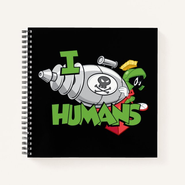 MARVIN THE MARTIAN™ I Laser Humans Notebook (Front)
