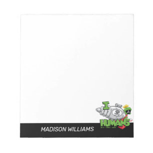 MARVIN THE MARTIAN™ I Laser Humans Notepad