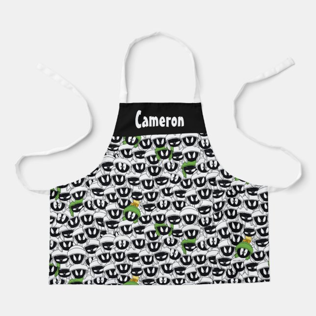 MARVIN THE MARTIAN™ Line Art Colour Pop Pattern Apron (Front)