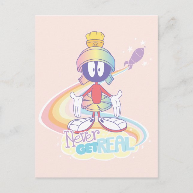 MARVIN THE MARTIAN™ Never Get Real Postcard (Front)