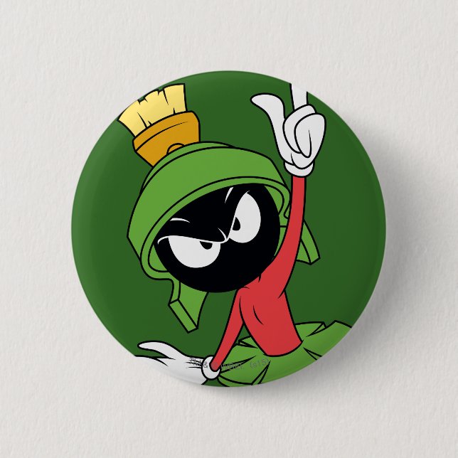 MARVIN THE MARTIAN™ Proclamation 6 Cm Round Badge (Front)