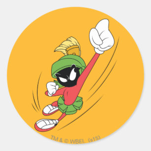 MARVIN THE MARTIAN™ Punch Classic Round Sticker
