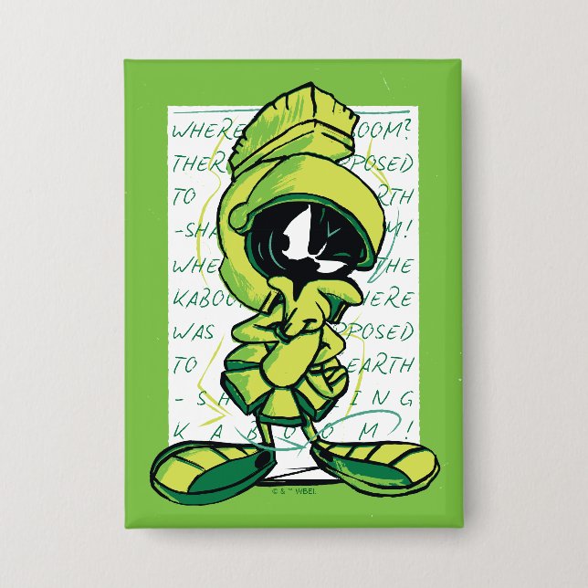 MARVIN THE MARTIAN™ Quote Sketch (Front)