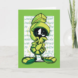 MARVIN THE MARTIAN™ Quote Sketch Card