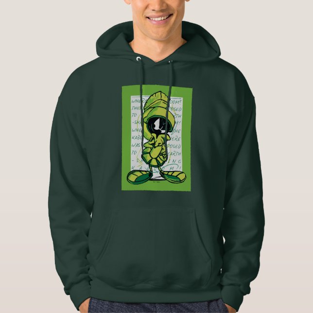 MARVIN THE MARTIAN™ Quote Sketch Hoodie (Front)