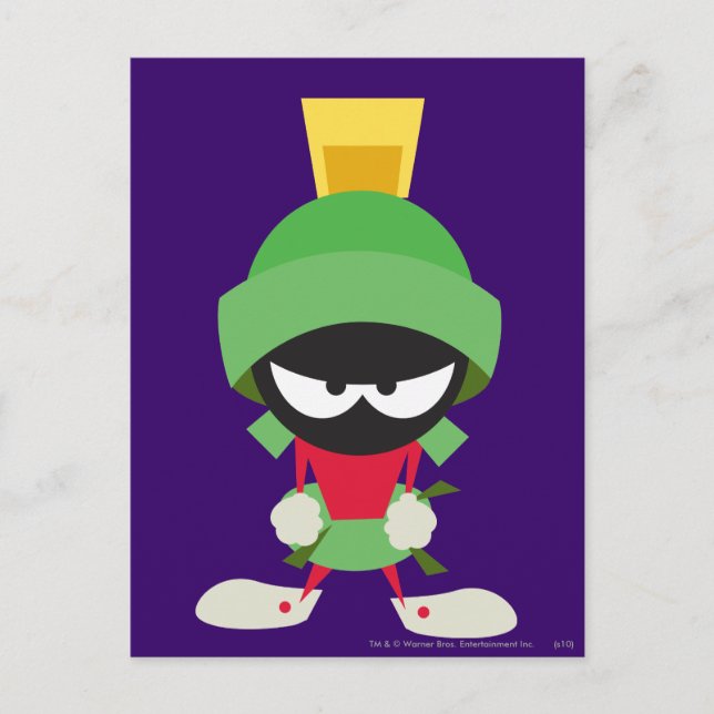 MARVIN THE MARTIAN™ Ready to Attack Postcard (Front)