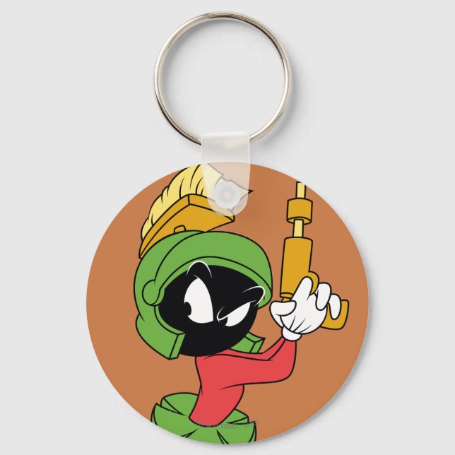 MARVIN THE MARTIAN™ Ready With Laser Key Ring (Front)