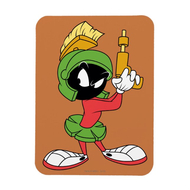 MARVIN THE MARTIAN™ Ready With Laser Magnet (Vertical)