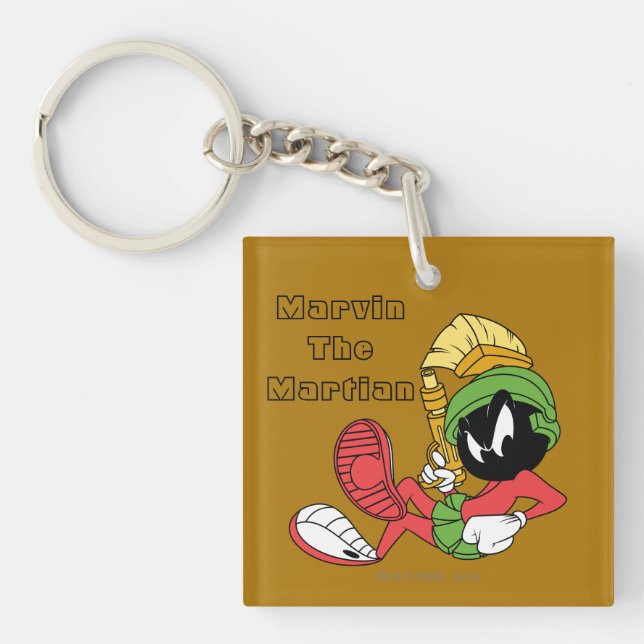 MARVIN THE MARTIAN™ Reclining With Laser Key Ring (Front)