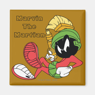 MARVIN THE MARTIAN™ Reclining With Laser Magnet